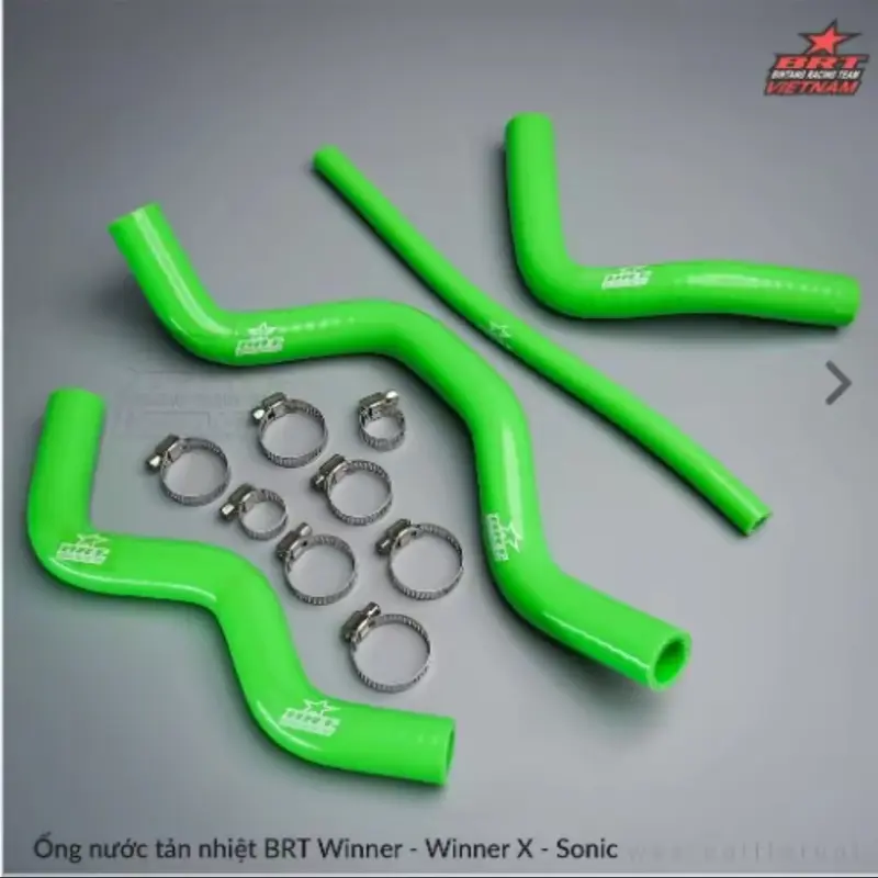 Ống nước két tản nhiệt BRT cho Vario Exciter Winner Sonic Ex150/155 NVX dạ quang trang trí xe 5