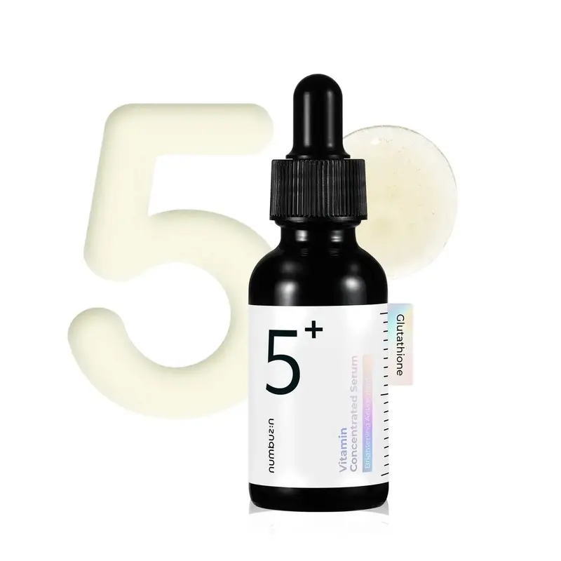 [Rách vỏ] Numbuzin No5+ Hỗ Trợ Dưỡng Sáng 30ml Da khô 4