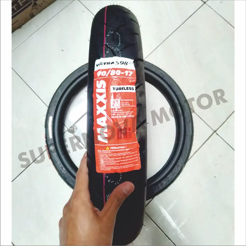 BAN LUAR MAXXIS 90/80-17 80/80-17 TYPE VICTRA S98 ST BAN LUAR MOTOR TUBELESS 5