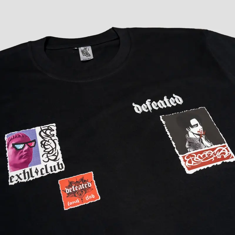 Exhale Apparel Tshirt/Kaos Oversize Levy Black Pria 1