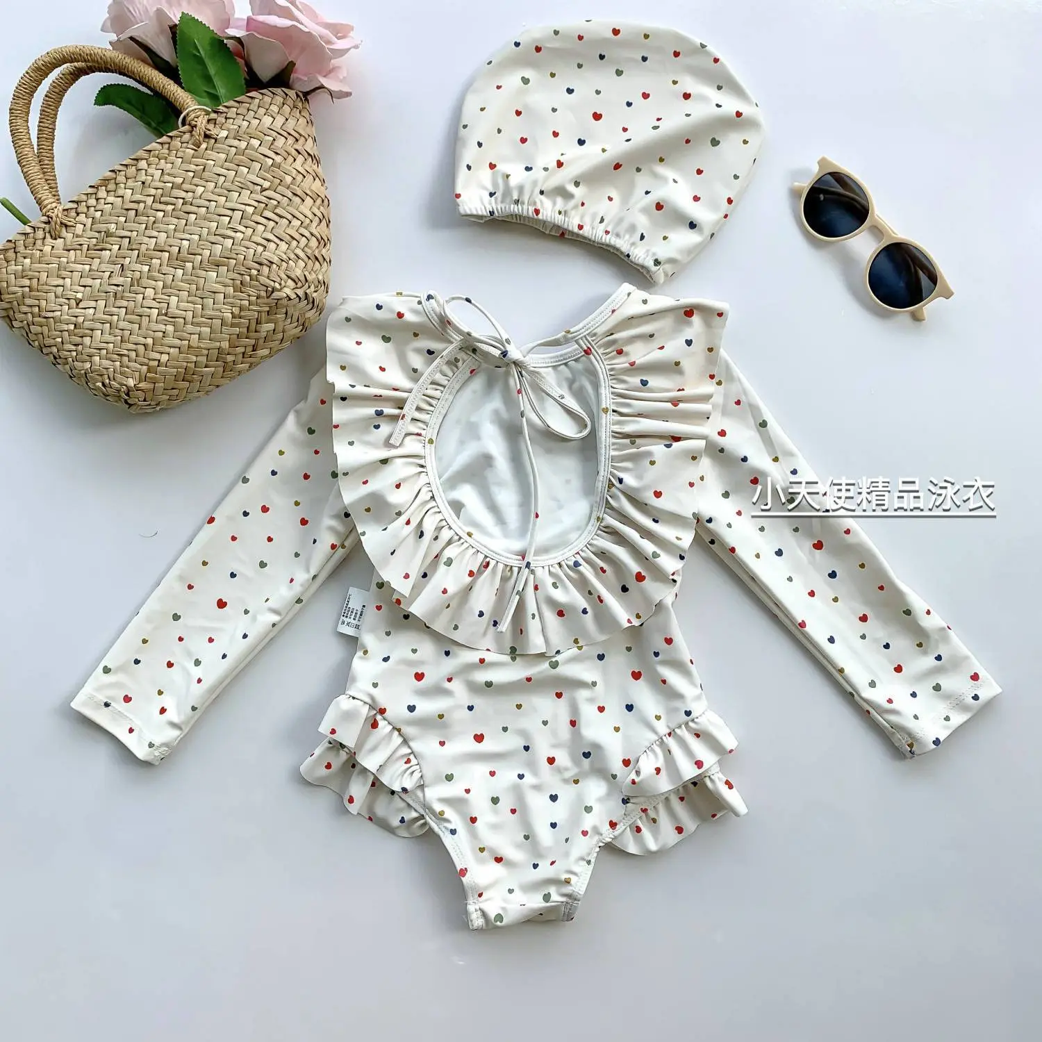 Áo Tắm Trẻ Em Bé Thiết Kế Một Mảnh, Dài Tay, Cho Bé Gái Trẻ Em, Phong Cách Công Chúa, Nhanh Khô, Chống Nắng, Thích Hợp Cho Kỳ Nghỉ Hè, Dễ Thương, 2023