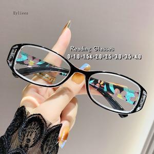 แว่นตาอ่านหนังสือ, สำหรับผู้ชายและผู้หญิง, ป้องกันรังสีสีฟ้า, แว่นตาป้องกันโรคสายตา, ป้องกันการกระแทก, เหมาะสำหรับคอมพิวเตอร์, แว่นตาพร้อม +1.5, +2.0, +2.5, +3.0, +3.5, +4.0