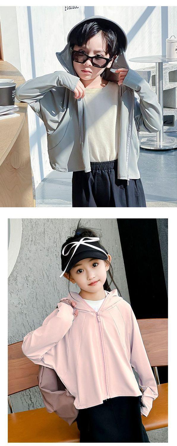 Product Introduction of [7883 People Collected] Children's Sun Protection Clothing Boys Girls Ice Feel Breathable Lightweight Sun Protection Suit UPF50+ UV Protection Summer Skin Jacket 15
