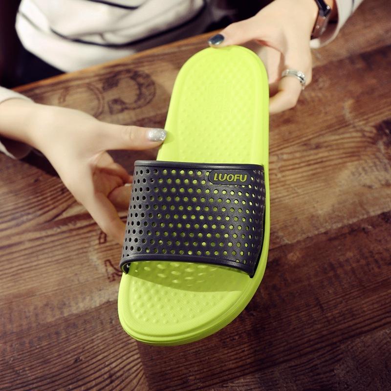 Dép lê nam LuoFu 6176, mềm, êm, bền, không sợ nước, size 40-44 DéP Cao Su Đế Bằng Slipper