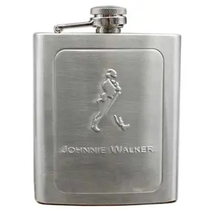 JW Botol Minum Unik Wine Bir Alkohol Hip Flask Stainless Steel
