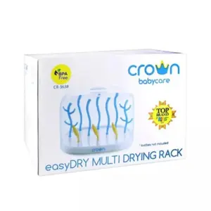 Rak Botol Susu Bayi CR 3638 CROWN BABY CARE EASY DRY rak pengering tirisan drying rack milk bottle Perlengkapan