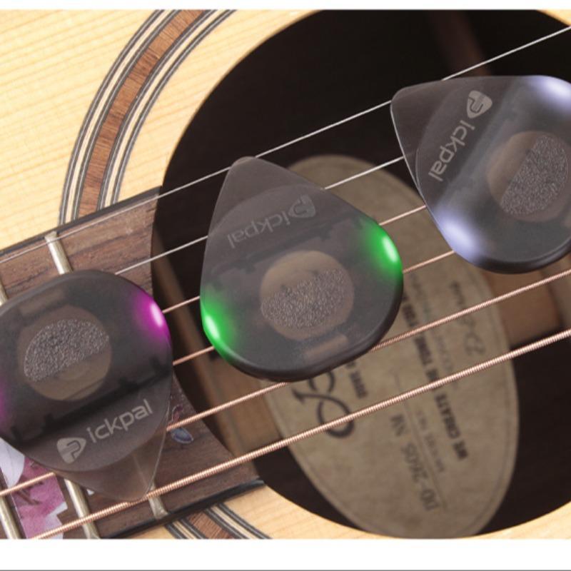 Luminous Guitar Pick, Colorful LED Light Up Guitar Pick, Automatic LED Guitar Pick, Enhanced Stage Performance Luminous Guitar Pick 6