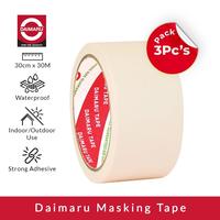 Gambar Daimaru Masking Tape Lakban Kertas 48mm x 21m 2 Inch x 3 Pcs - Solasi Kertas dari MITECH IDN Kota Tangerang Selatan 1 Tokopedia