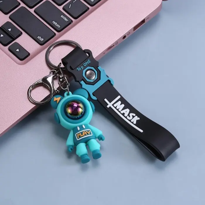 Keychain Gantungan Kunci Astronot Aesthetic Premium Gantungan Motor Mobil - Keychain Gantungan Kunci Astronot 5