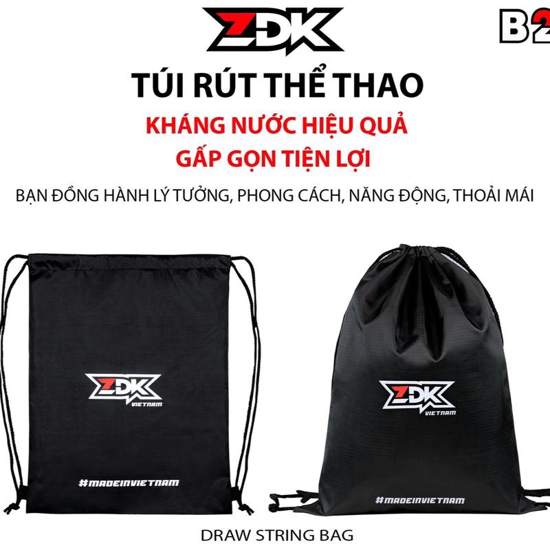 Balo Túi dây rút thể thao ZDK B2 chống thấm nước 2 ngăn đựng giày quần áo đồ dùng vật dụng bóng đá tập gym yoga du lịch bóng rổ bóng chuyền bóng bàn cầu lông mới tốt đẹp bền xịn cao cấp giá rẻ