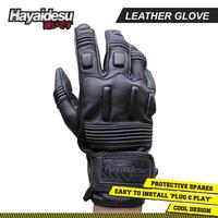 Gambar Hayaidesu Full Finger Gloves Basic - Sarung Tangan Motor Full Finger Hayaidesu - Hitam dari Hayaidesu Indonesia Kab. Tangerang 3 Tokopedia