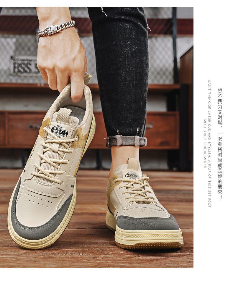 Product Introduction of 39-44 หลา รองเท้าผู้ชาย ทันสมัย ระบายอากาศได้ดี ทนต่อการสึกหรอ มาใหม่ ระบายอากาศได้ดี ทันสมัย ทันสมัย อเนกประสงค์ เหมาะสำหรับเล่นกีฬาและชุดลำลอง รองเท้าสเก็ต รองเท้าทรงอินเทรนด์ สำหรับผู้ชาย【Meidao men's shoes】 28