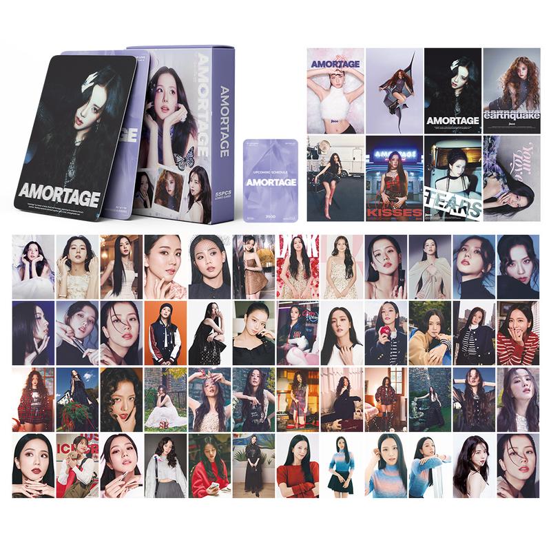 Thẻ LOMO Album Blackpink JISOO, LINXX, Nhóm Nhạc Nữ Kpop, Thẻ Ảnh, Bưu Thiếp, Đồ Sưu Tập Người Hâm Mộ, Bộ Quà Tặng Hàng Hóa, Nhãn Dán Giao Dịch, 55 Miếng 1