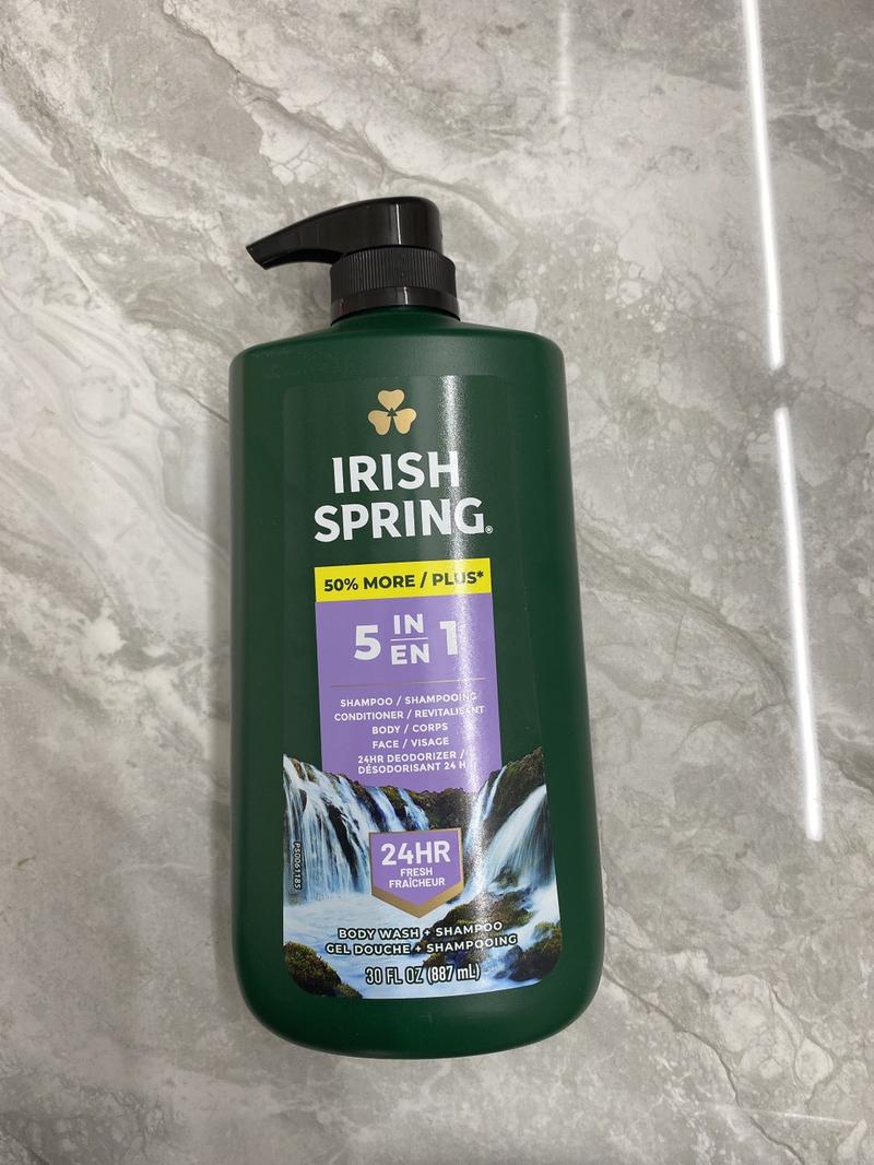 Product Introduction of Sữa tắm gội toàn thân cho nam Irish Spring 5 in 1 887ml 3