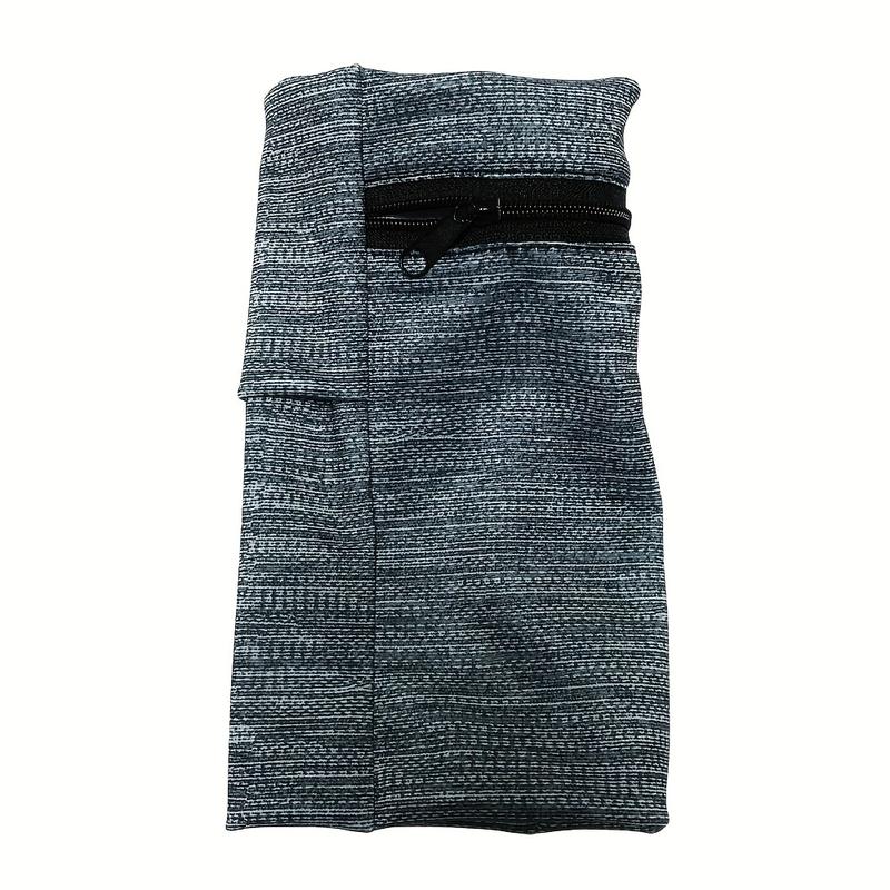 Unisex Running Hand Wrist Guard Storage Bag, Zipper Sweat Band Wrist Support Wristband Sweatband Wrist Wallet, Suitable For Gym Fitness Workout Running Jogging 2