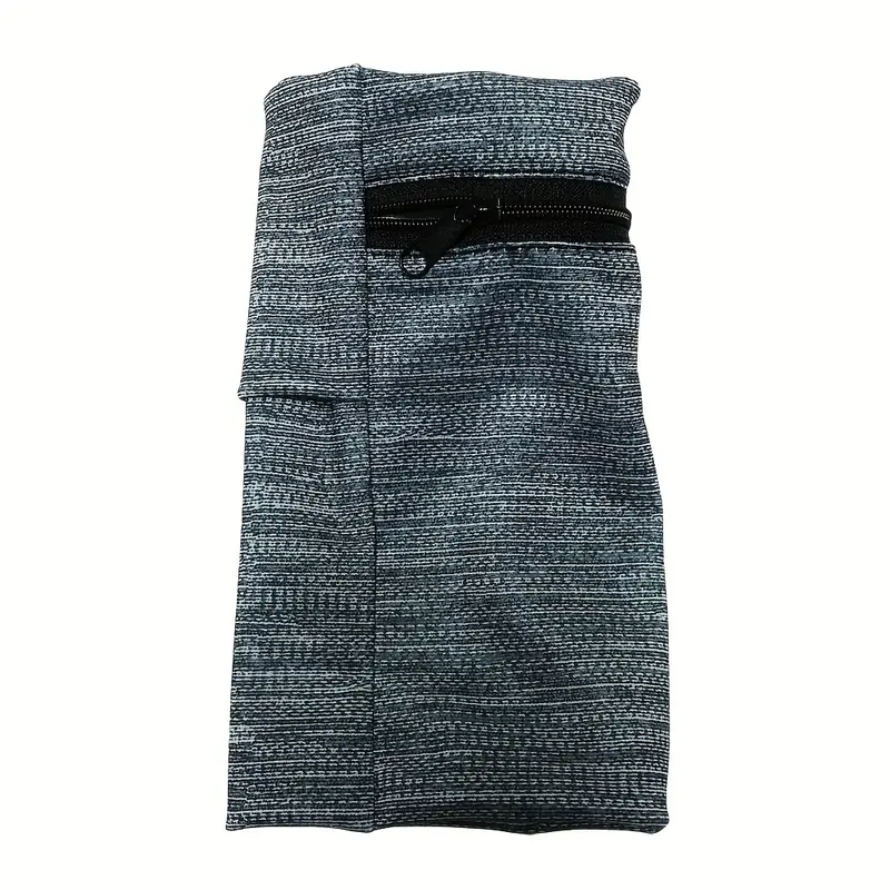 Unisex Running Hand Wrist Guard Storage Bag, Zipper Sweat Band Wrist Support Wristband Sweatband Wrist Wallet, Suitable For Gym Fitness Workout Running Jogging 2