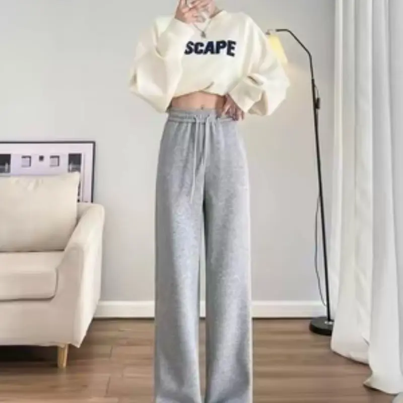 [ Nỉ Lót Lông ]Quần Chất Nỉ Lót Lông Dày Ấm Mặc Mùa Đông nhà Minh Hiếu Nữ Women Pants 1