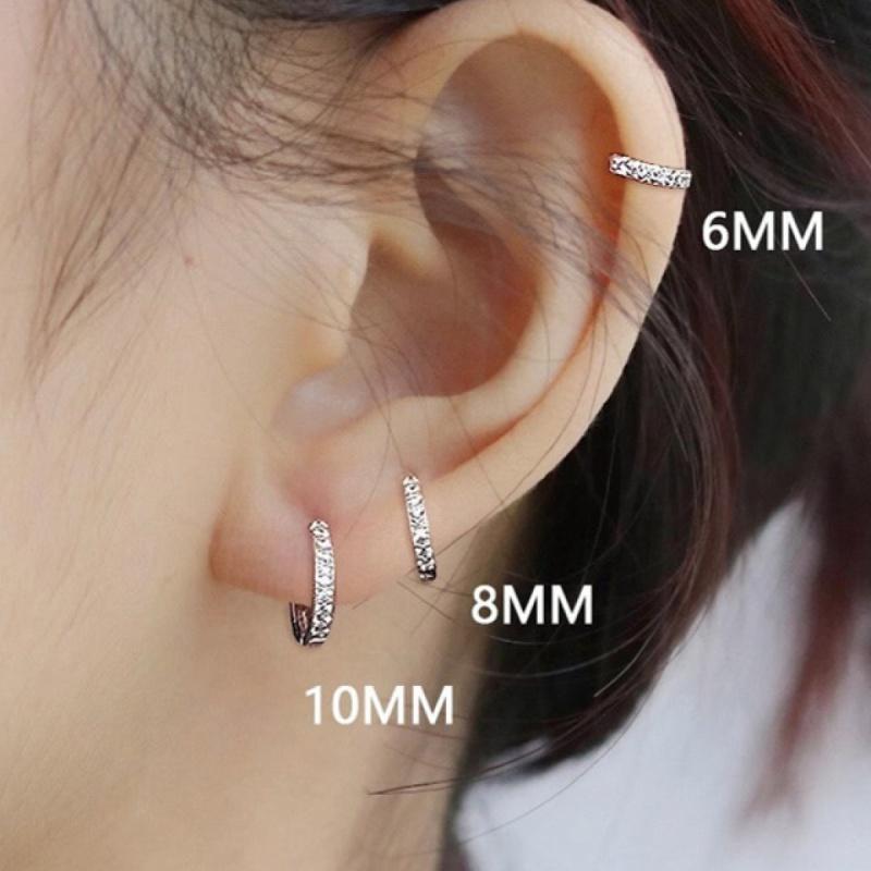 Product Introduction of Hoa tai mạ vàng 18k, bán chạy, có kích thước 6 / 8 / 10mm, có khóa, thiết kế dải, đồ trang sức dưới nước, phụ kiện 2
