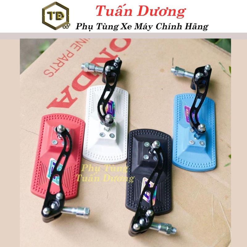 Gương Xe Máy Thời Trang TD Gương Chiếu Hậu 4 Cạnh TD HÀNG CAO CẤP Gương Vuông- Kiếng Chiếu Hậu Cho Tất Cả Các Dòng Xe