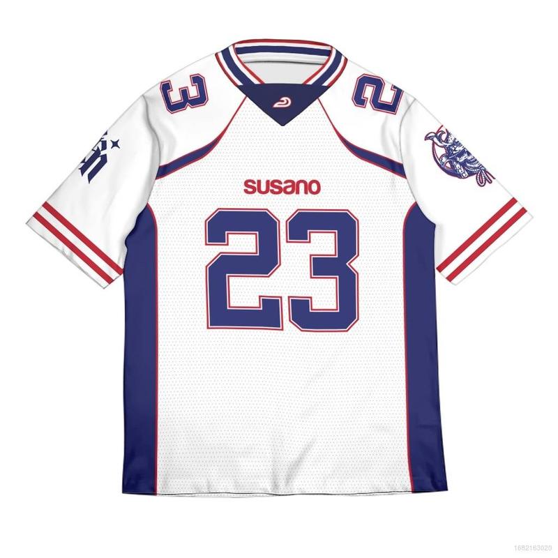 Product Introduction of Sumano baseball jersey No. 23 tshirts white casual short sleeve sports tee unisex plus size 2