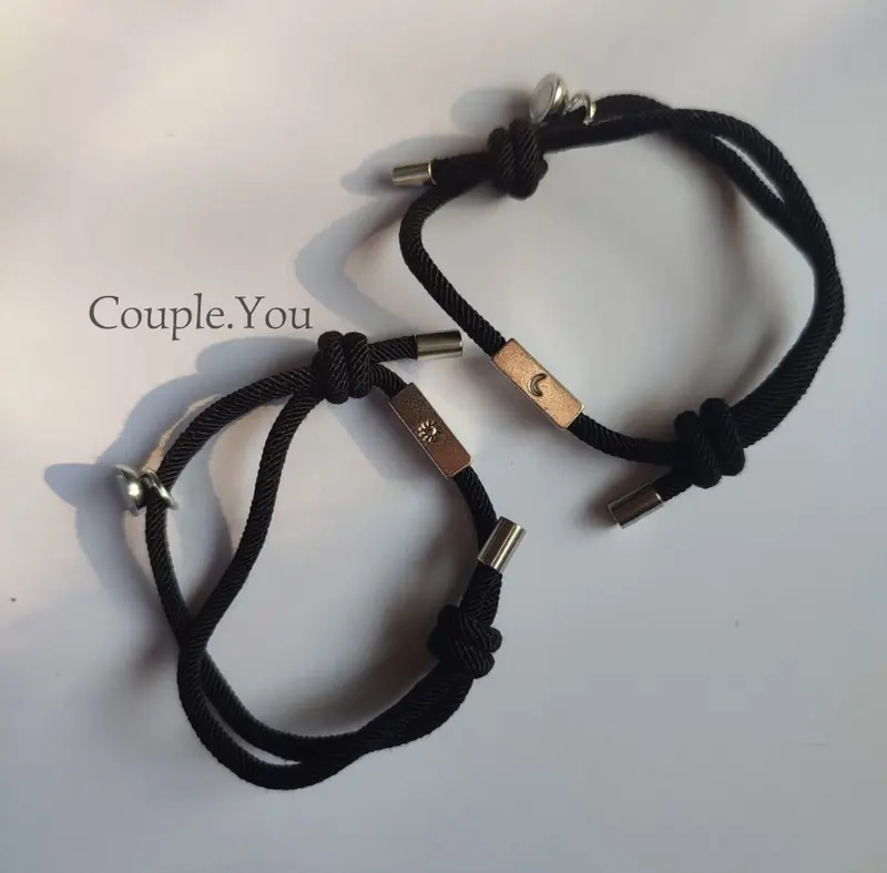 Gelang couple magnet pasangan Sun&Moon Hadiah Bracelets 3