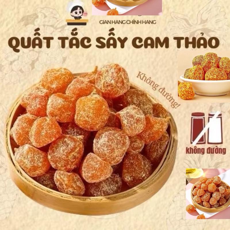 LOẠI 1 Quất Tắc Sấy Cam Thảo - Loại Nhiều Cam Thảo Hỗ Trợ Sức Khỏe Ngâm Mật Ong Pha Nước Snack Food Ăn Vặt Chua