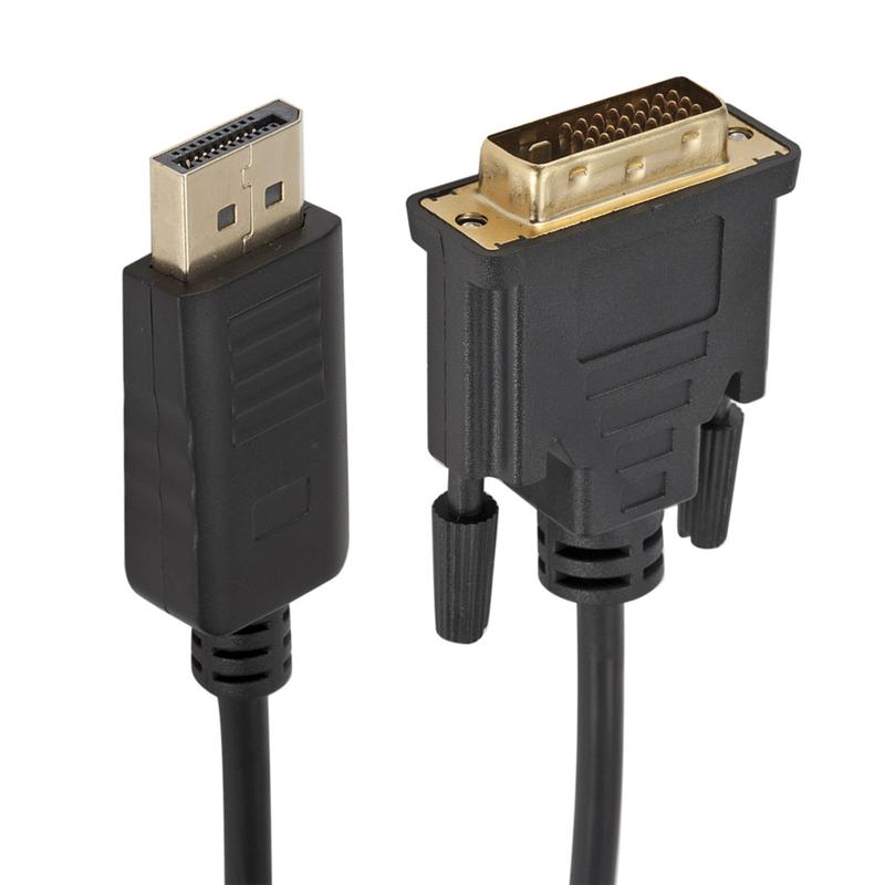 Product Introduction of DisplayPort Display Port DP to DVI Adapter Cable Male to Male Converter for PC Computer Laptop HDTV Monitor Projector 8