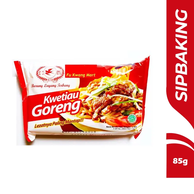 Kwetiau Goreng Instan 85gr Cap Burung Layang Terbang 0