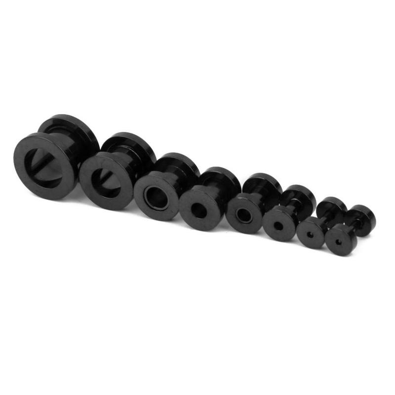 Stainless Steel Ear Plug Expander Tunnel Stretcher 16PCS 4