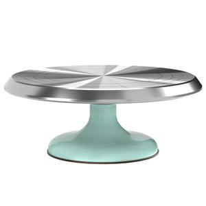 Cake Turntable, 1 Count Stainless Steel Cake Display Stand, Cake Decorating Baking Tool, Baking Tool for Home Kitchen Party