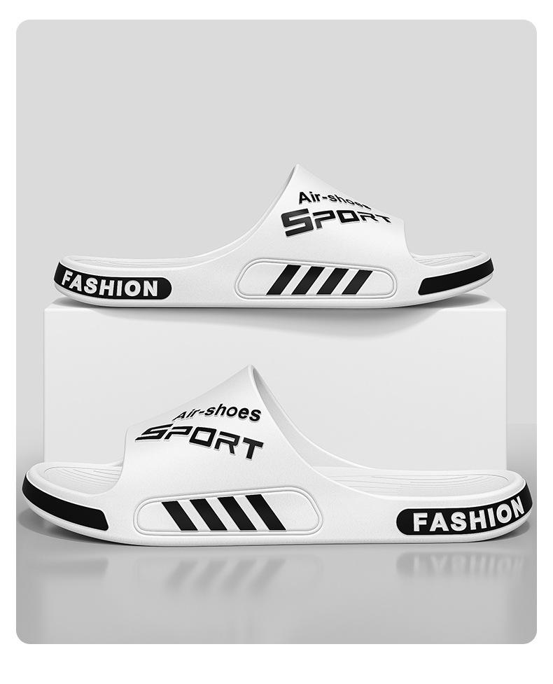 Product Introduction of Deodorant Slippers Men's Summer plus Size 2024 New Indoor Home Sandals Widened Non-Slip Sports Men's Shoes Wholesale 14