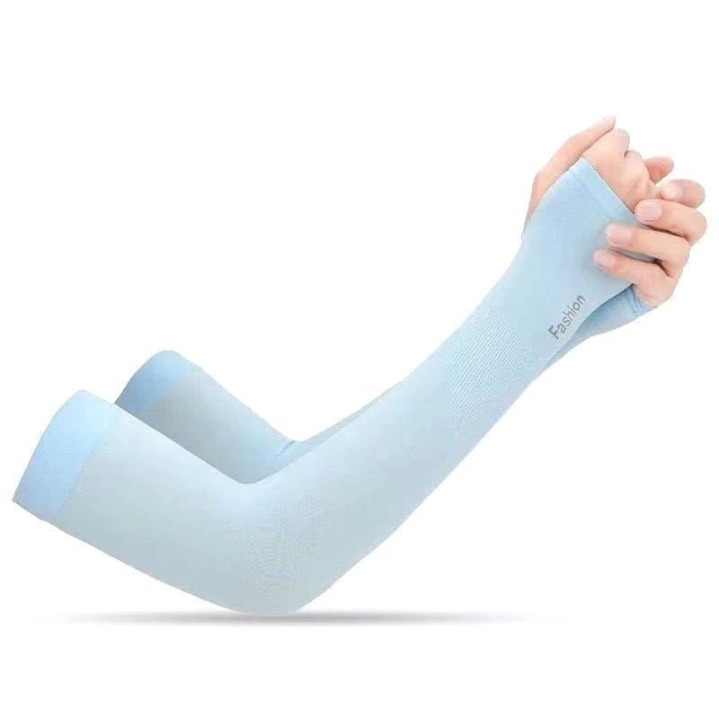 Cool Arm Sleeve Cover for Men Women Sun Protection Ice Sleeve Sunscreen Arm Guard for Basketball Running Cycling Bodybuilding 5