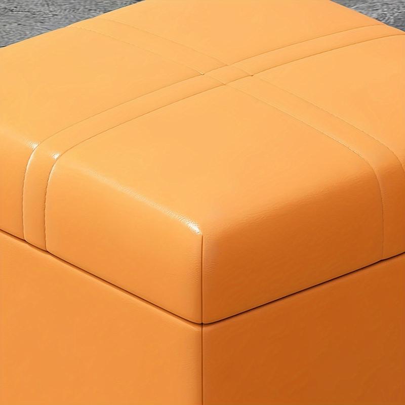 Fashion Style Wooden Storage Bench with Cushioned Seat - Multifunctional Home Storage Stool, Sofa-Level Comfort, Fashionable Shoe Changing Chair, Essential for Elegant Living 2