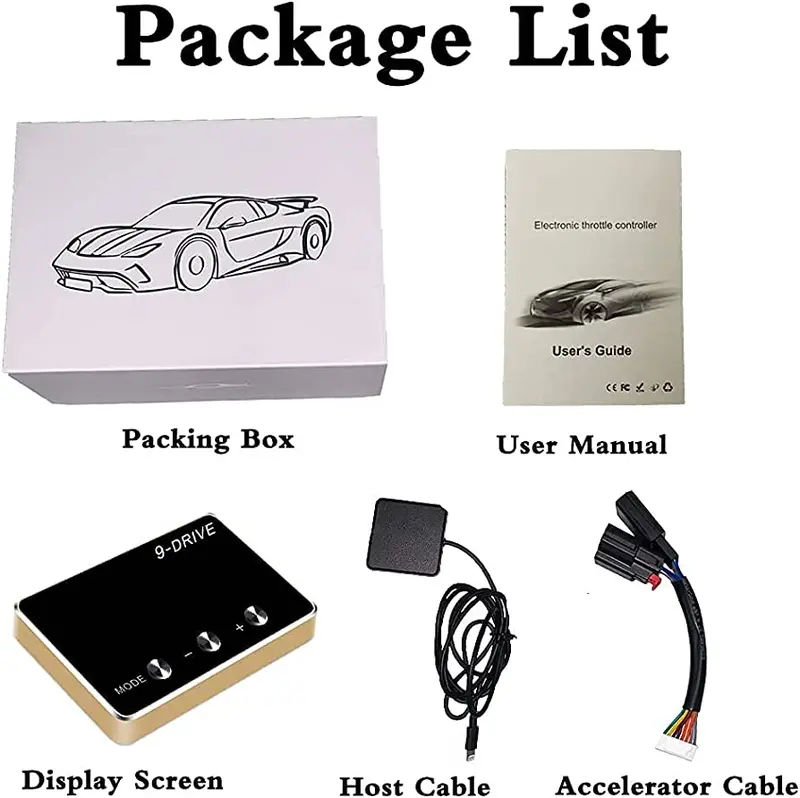 9 DRIVE THROTTLE CONTROLLER PIGGYBACK TOYOTA 852 CONTROL REMAP ECU CALYA AGYA AVANZA NEW RUSH RAIZE INNOVA REBORN VELOZ YARIS FORTUNER VRZ ALPHARD 6