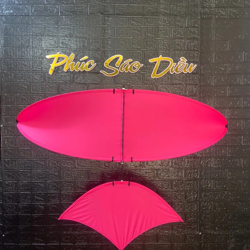 Diều lắp ghép 1 màu 2m khung carbon 6