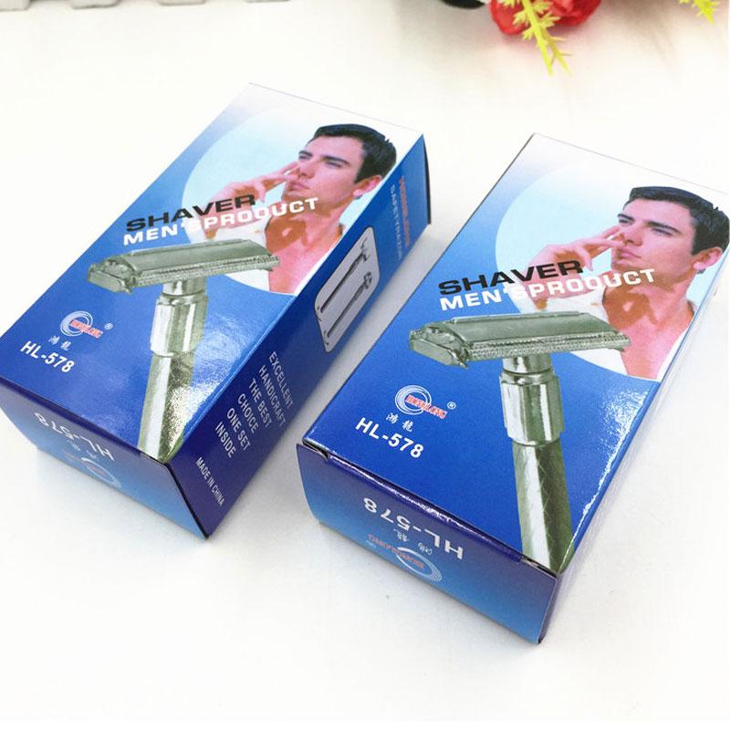Product Introduction of Manual Shaver For Men Classic Stainless Steel Safety Razor Shaver With Brush And Box P7F3 26