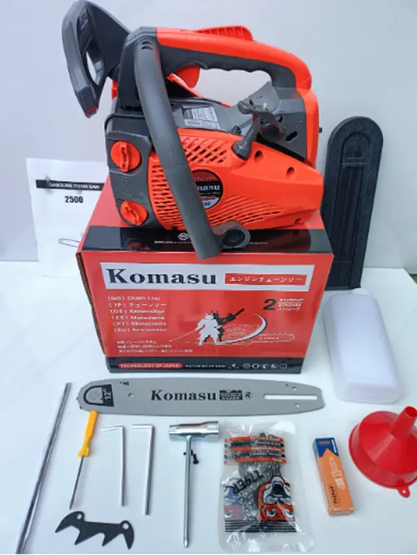 Máy cưa xích chạy xăng mini Komasu - Lam 30 cm xi lanh 25cc - Bảo hành 24 tháng keoti a phát cỏ stihl 382 đầu máy cắt cỏ 4
