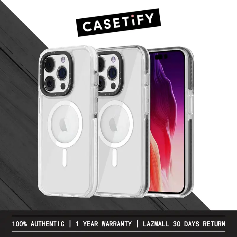 Ốp Siêu Tác Động, CASETiFY, Tương Thích Với iPhone 15 Pro Max, iPhone 14 Pro Max, iPhone 15 Plus, iPhone 12, 13 Pro Max, Đã Thử Nghiệm Chống Rơi Cấp Độ Quân đội 5X, Bảo Vệ Chống Rơi 11,5ft, Vỏ Bảo Vệ, Chính Hãng 0