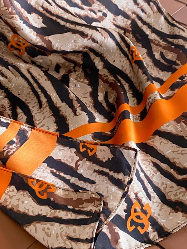Women's Random Leopard Print Long Sleeve Open Front Shawls & Scarf Set, Casual Shawl & Scarf Set for Beach Vacation, Fashion Accessories for Women 7