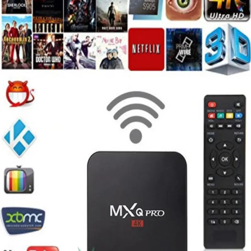 Androi TV Box MXQ 4K Pro /TX3 Mini 2G+16G Chipset xịn Tích hợp FPT Play - Biến TV thường thành Smart TV Màn Hình 2