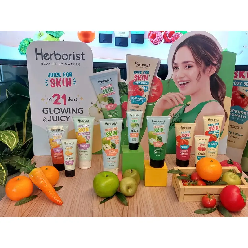 HERBORIST BODY SERUM BODY SCRUB FREE GIFT 4