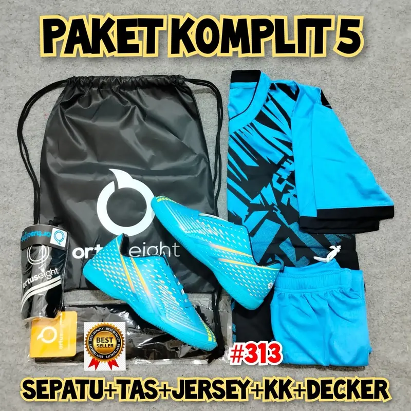 Paket Komplit Sepatu Futsal legion lv3 terbaru dan bekualiatas 4