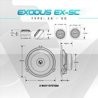 Gambar VENOM EXPRESS EXODUS - SPLIT 2 WAY & COAXIAL FOR DAIHATSU,WULING,SUZUKI,HYUNDAI - Audio Mobil - SPEAKER SPLIT 2 WAY (EX-SC) dari Venom Auto Garage Kota Administrasi Jakarta Utara 4 Tokopedia