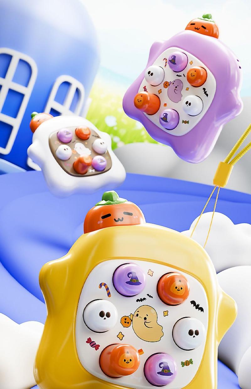 Product Introduction of Đồ Chơi Whac-a-Mole Lòng Bàn Tay Mini Âm Nhạc Bấm Cho Trẻ Em, Bộ Ghép Hình Giáo Dục Sớm, Thích Hợp Cho Bé Trai Và Bé Gái, Nhấn Ngón Tay, Trẻ Nhỏ Nhận Thức Hình Dạng, [Hình Thông Minh] 6