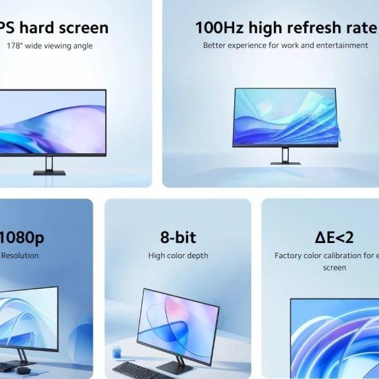 Mi Monitor 27" A27i IPS 100Hz FHD HDMI 6Ms 1080P Garansi Resmi 4
