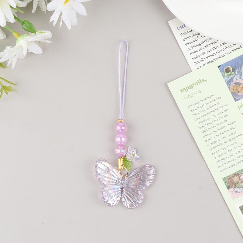 Product Introduction of Lanyard Telefon Loket Rama-rama, Reka Bentuk Comel dan Manis, Tali Sarung Telefon Bimbit, Untuk Gadis, Fesyen, Rantai Telefon, Sesuai untuk Rantai Kunci Kereta 20