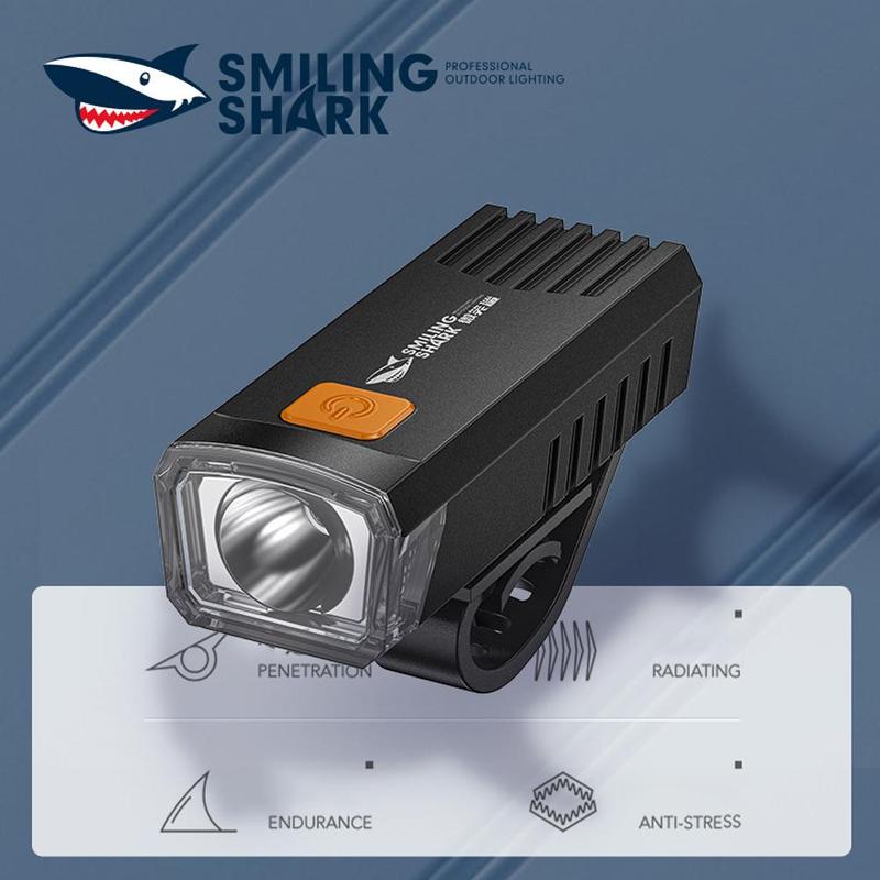 Đèn xe đạp, Đèn chiếu sáng đi xe đạp ban đêm, Chống thấm nước, Dung lượng 600mAh, Có Thể Sạc Lại USB, Đèn pha trước xe đạp, Thích hợp cho các hoạt động ngoài trời, Thiết Bị đi xe đạp