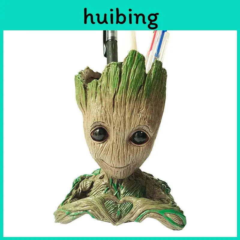 The Guardians Of Galaxy Groot Flowerpot Pen Pot Pencil Vase Tree Man Figure Gift