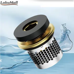 Katup Filter Air Kuningan Anti Bocor 1/2 Inch Pengganti Seal Tape untuk Keran Air Pipa Auto Stop Flow