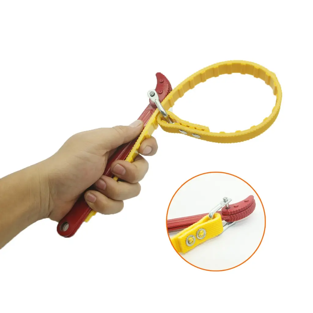 Cảo mở lọc dầu nhớt dây da Kapusi/ Goodtool, Cờ lê tháo lọc dầu nhớt ô tô, tay mở cốc lọc dầu Dụng cụ gia đình đa chức năng nghn212114